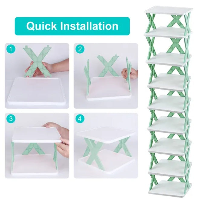 Plastic Vertical Shoe Cabinet