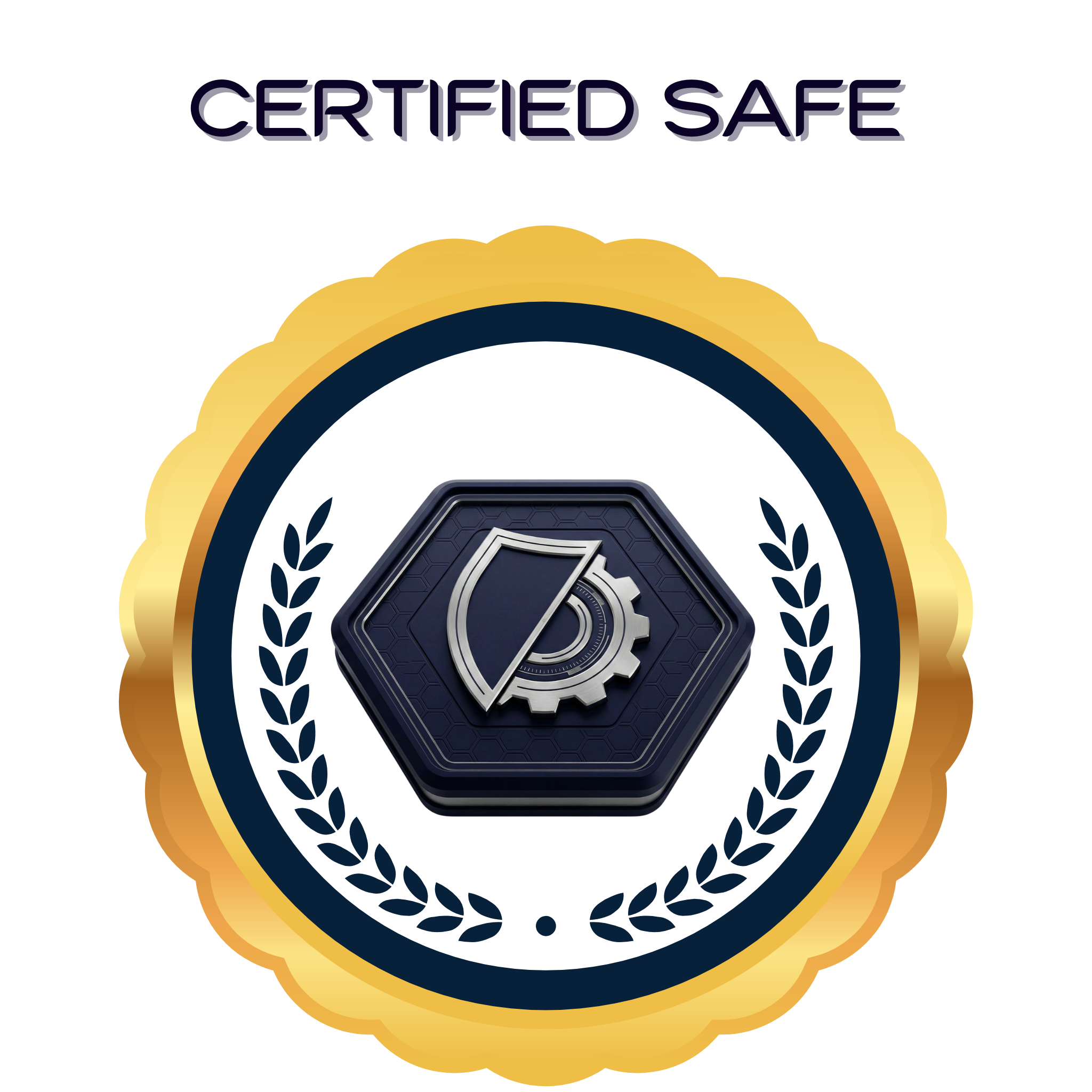 Certified safe badge