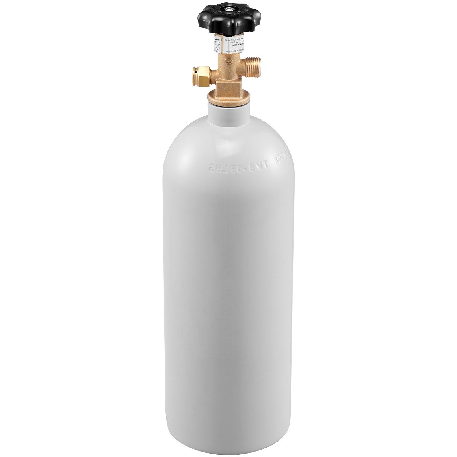 VEVOR 5 Lbs CO2 Tank Aluminum Gas Cylinder with CGA320 Valve