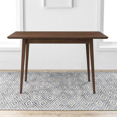 Mary Modern Solid Wood Rectangular Dining Table - View 1