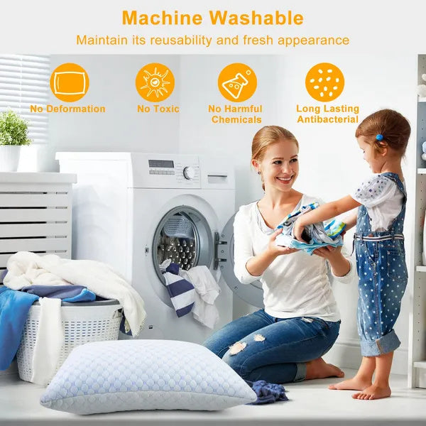 Dbjjj King Cooling Memory Foam Pillow Adjustable Gel - View 5