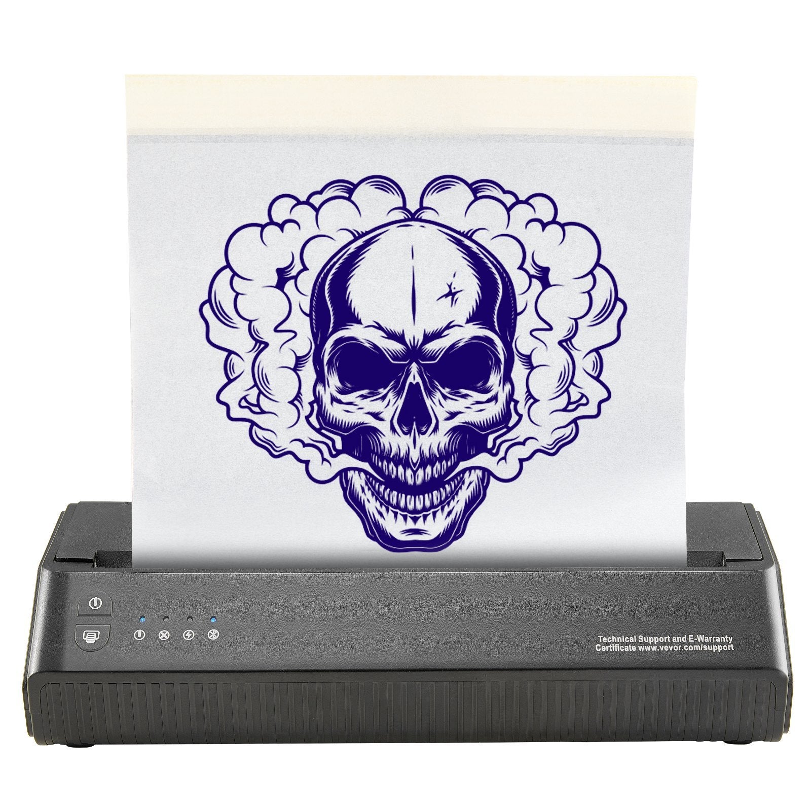 VEVOR Tattoo Stencil Printer, Wireless Bluetooth Thermal Stencil Machine