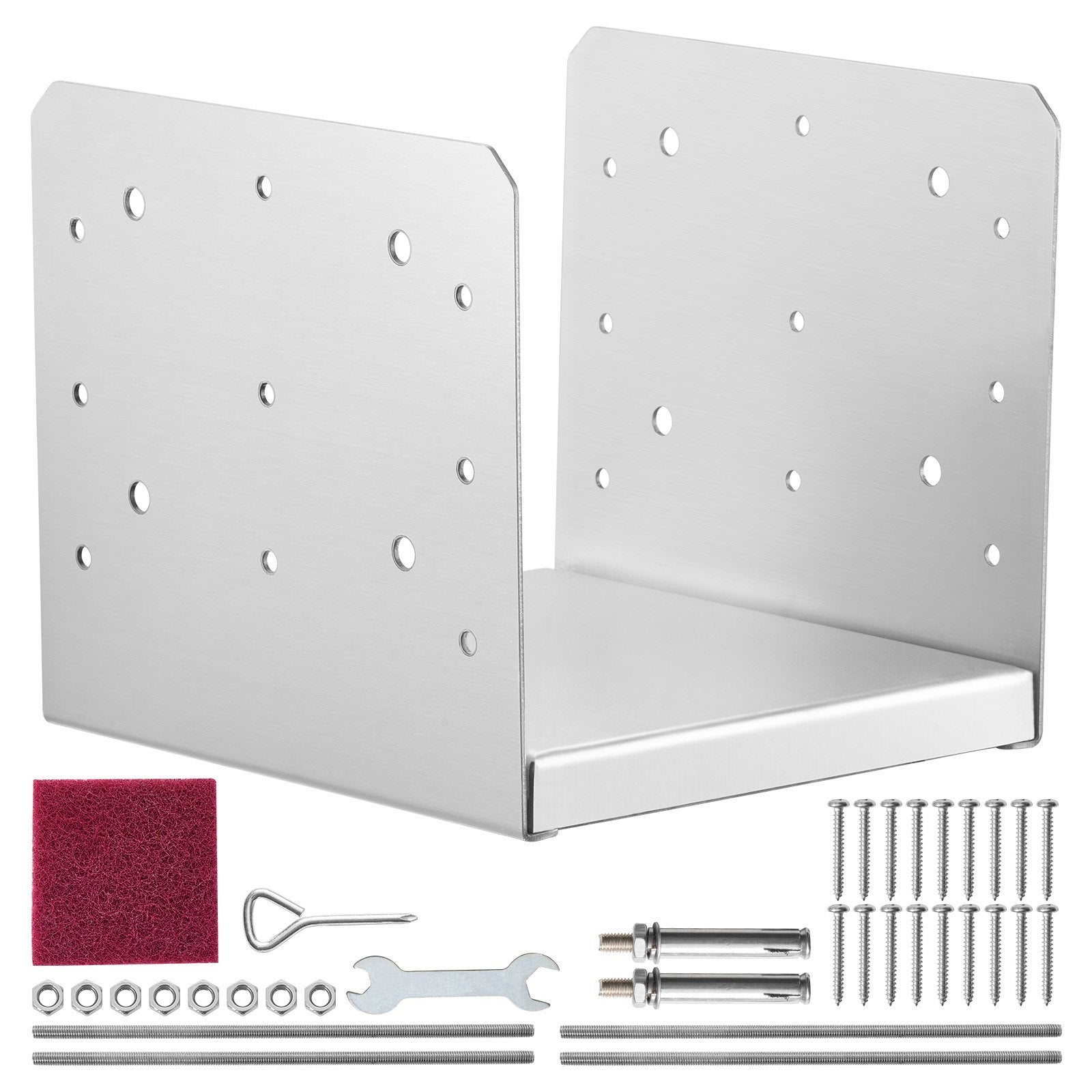 VEVOR Post Base, Stainless Steel Adjustable Post Anchor Bracket