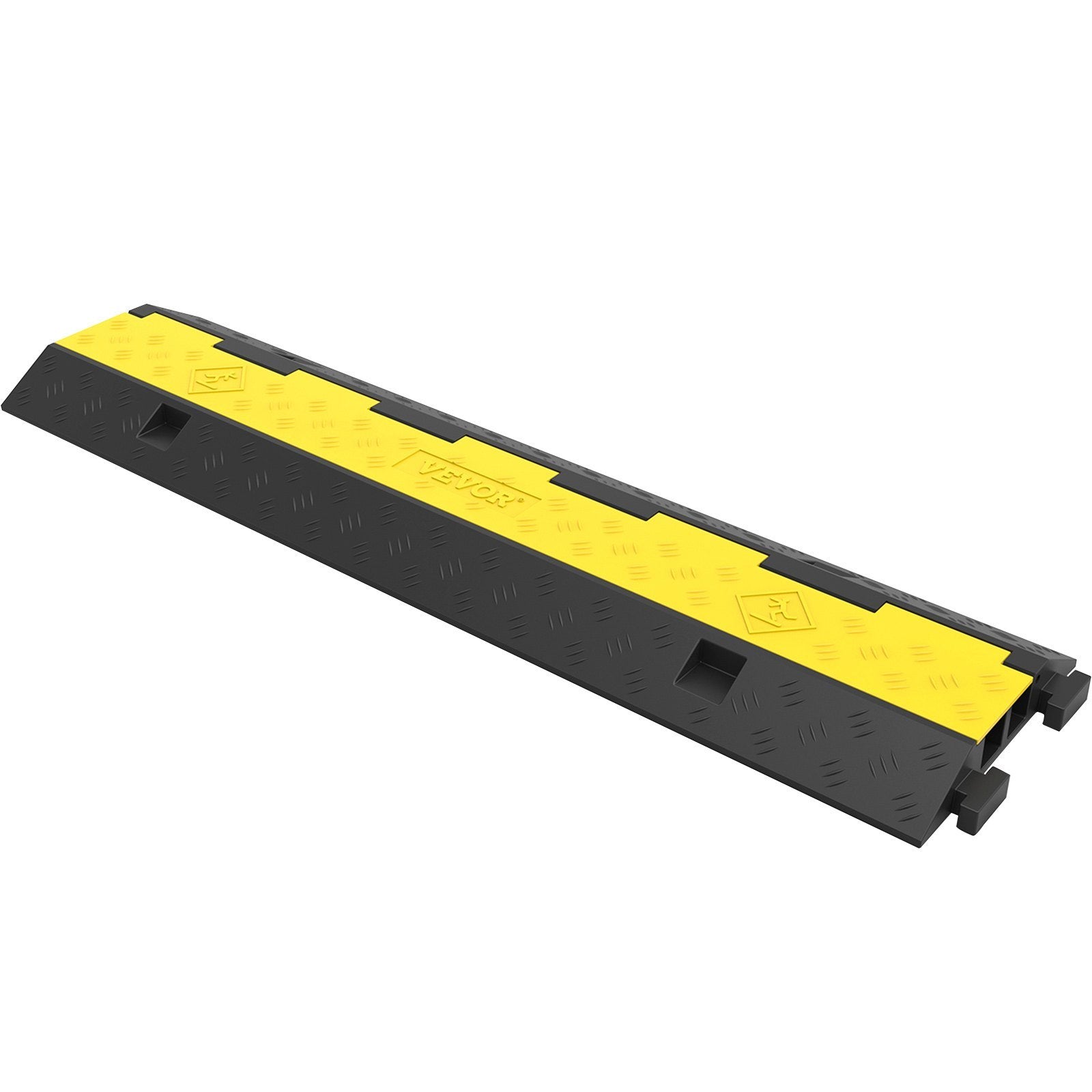 VEVOR Cable Protector Ramp, 4-Pack (2 Channels) - 11,000 lb Capacity