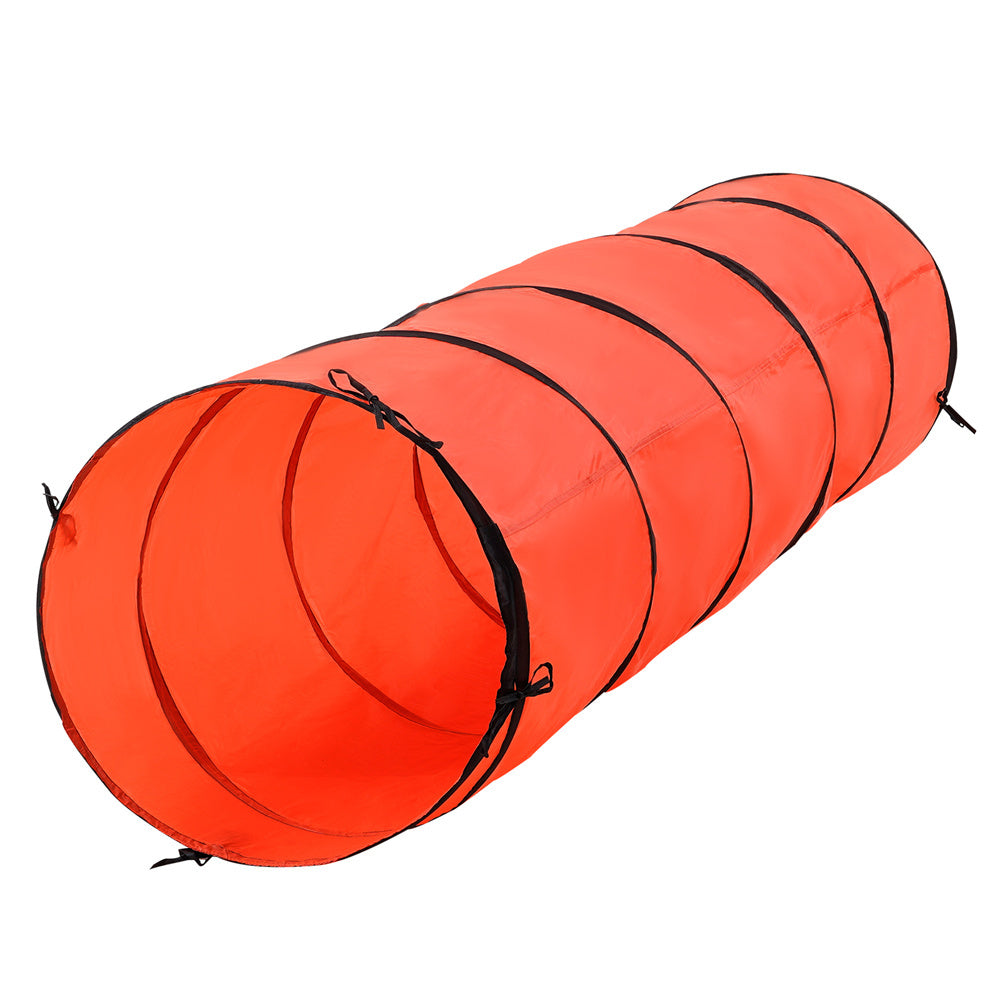 VEVOR Dog Agility Training Equipment — 5‑Piece Set with Extended Tunnel