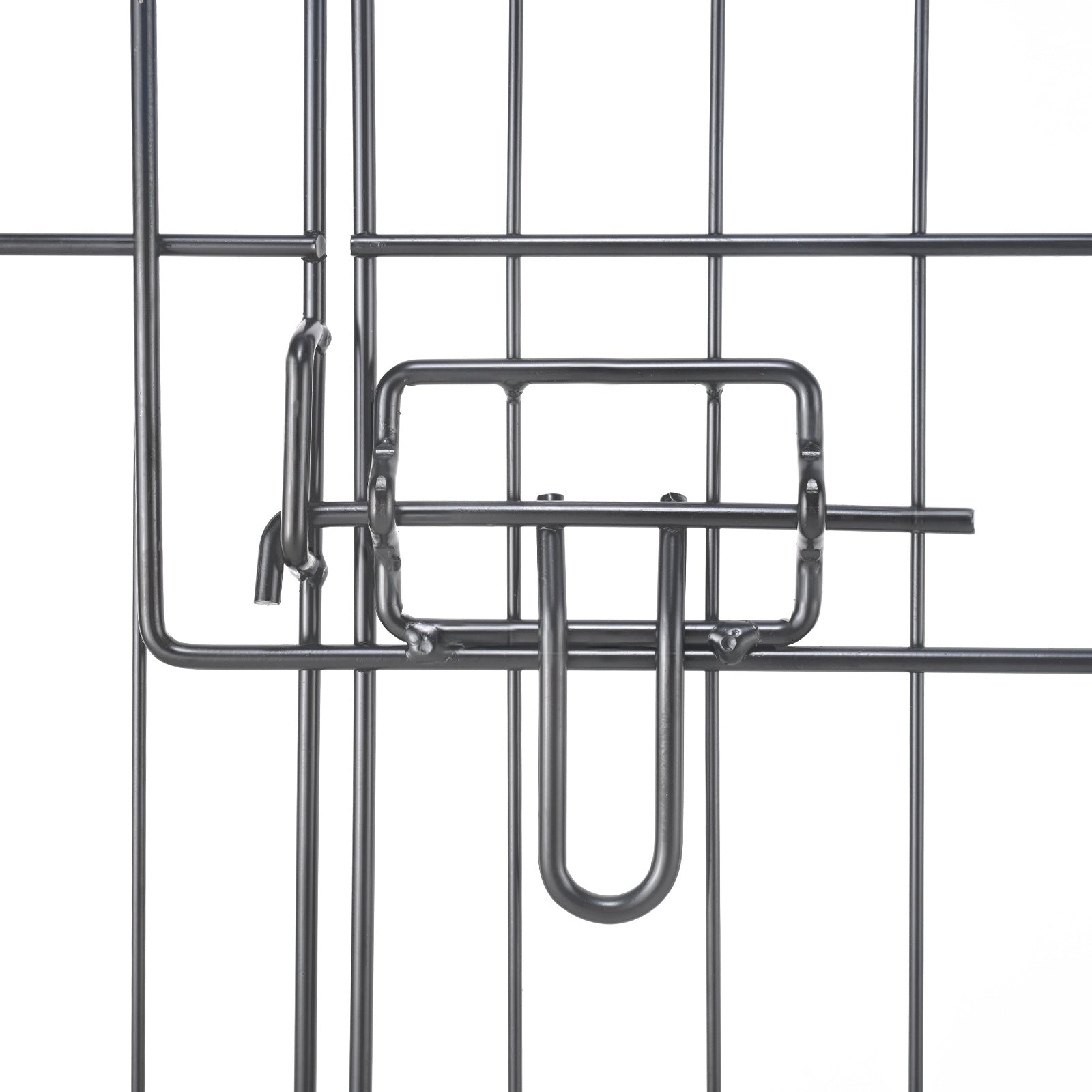 VEVOR Dog Playpen, 8 Panels Foldable Metal Dog Exercise Pen with Top Cover & 600D Oxford Bottom Pad, 24in H - 63" x 63"