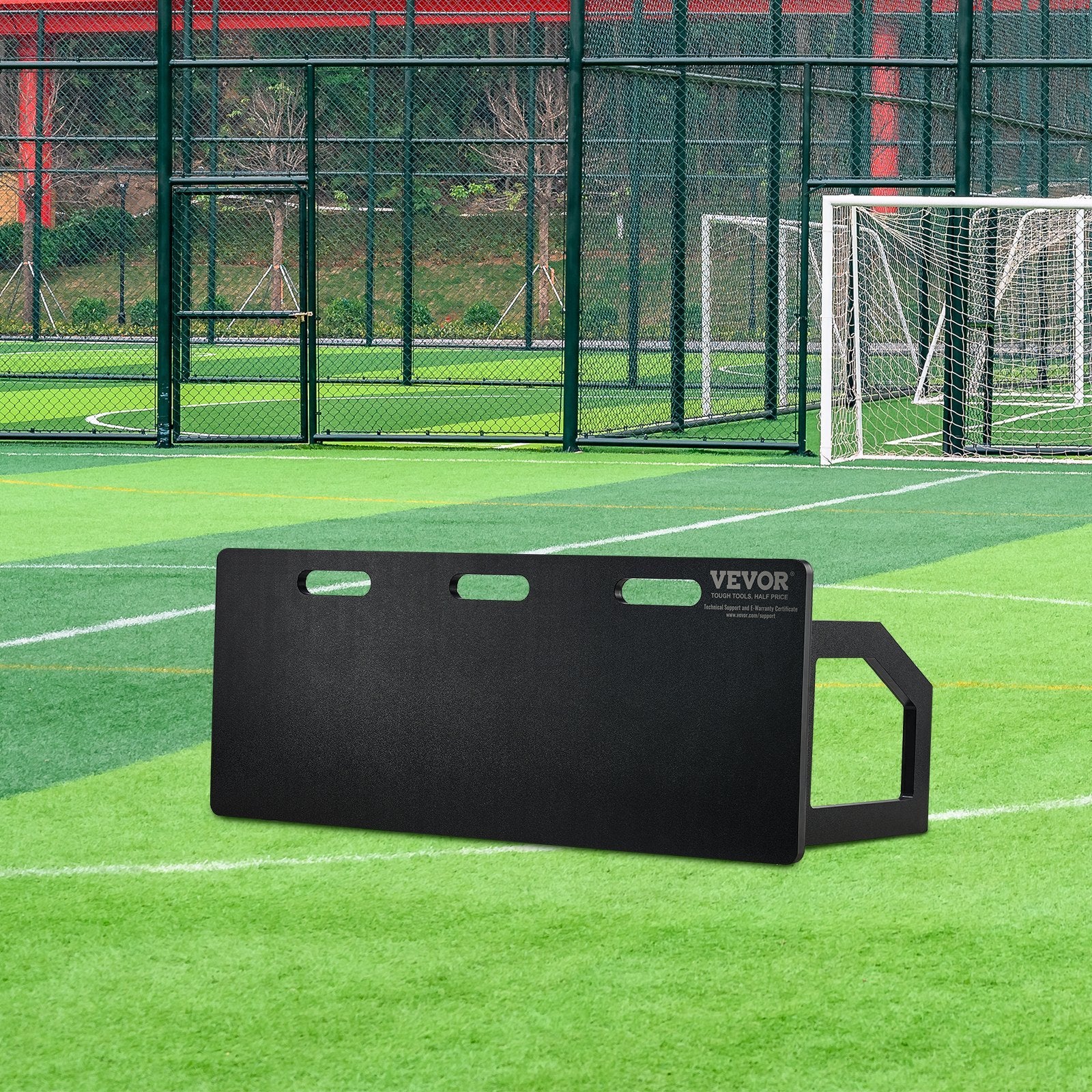 VEVOR Soccer Rebounder Board, Portable Foldable HDPE Soccer Wall for Passing & Shooting Practice