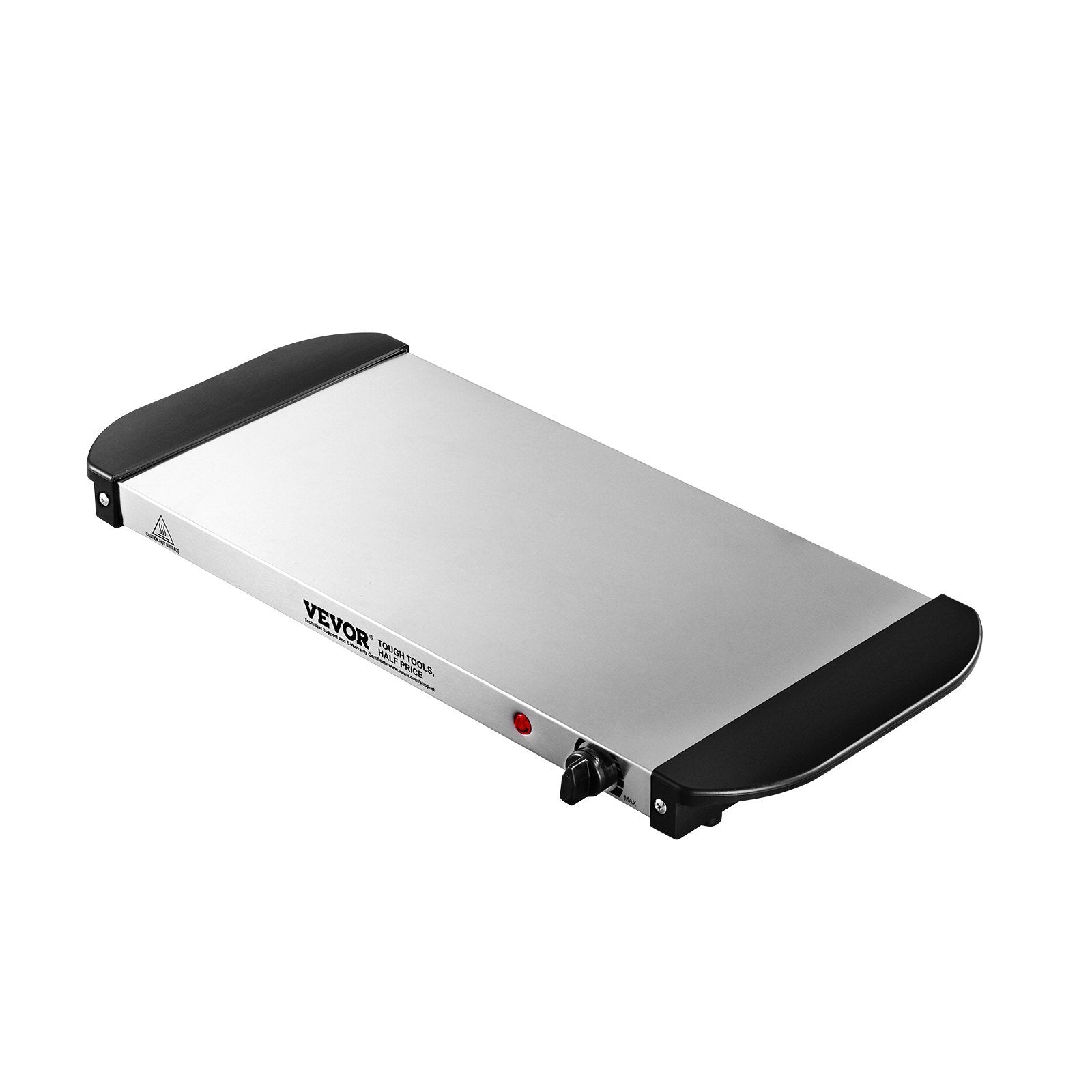 VEVOR Electric Warming Tray Buffet Food Warming with Temperature Control, Stainless Steel