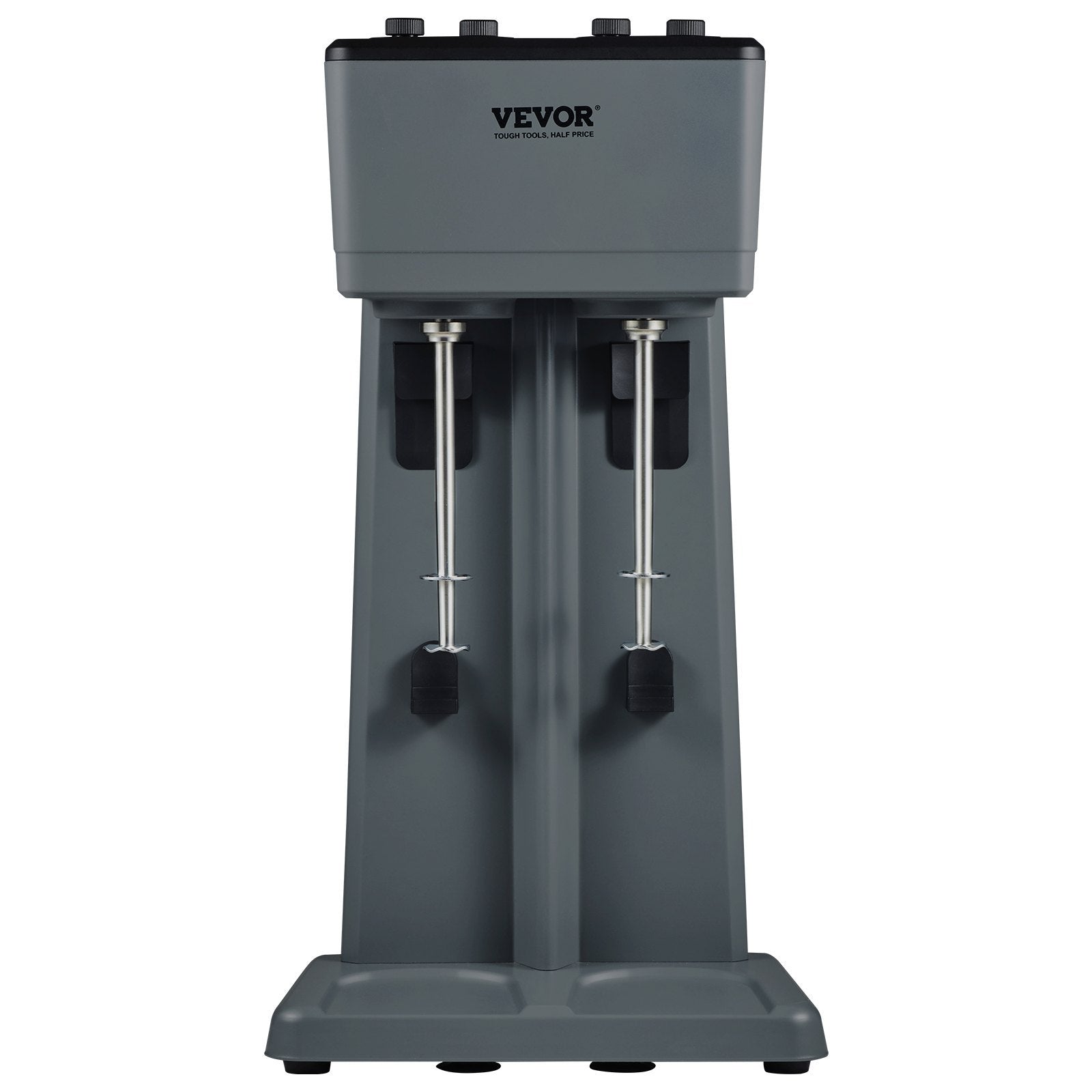 VEVOR Milkshake Maker, 375W ×2 Double-Head 3-Speed Mixer with 2×820ml Stainless Cups