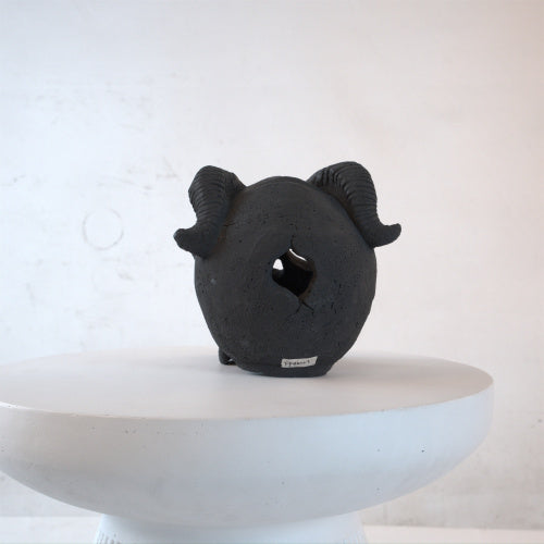 CYDD Refractory Fireproof Skull Gas Log — Firepit, Fireplace & Halloween Decor