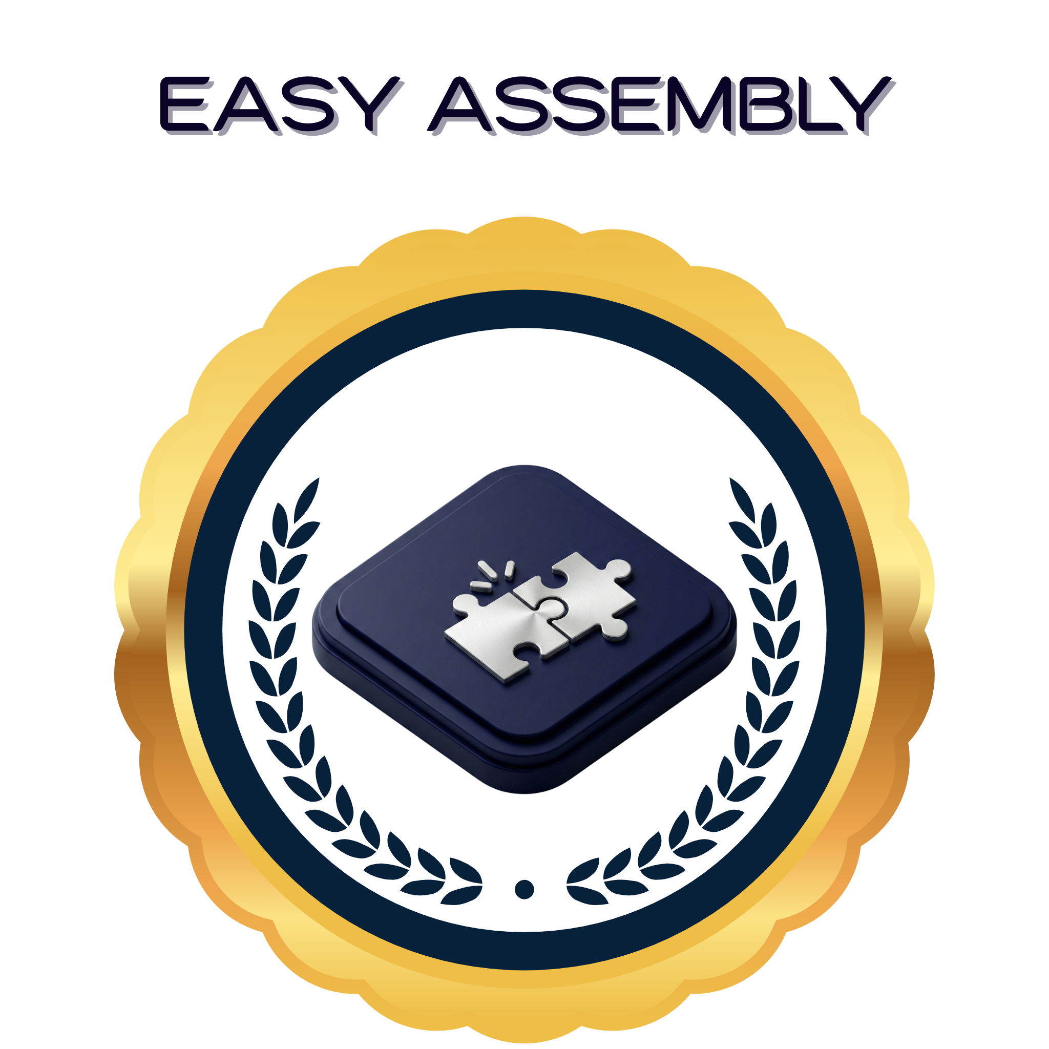 Easy assembly badge