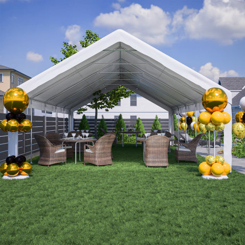 20x32 FT Party Tent With 3 Storage Bags & Removable Sidewalls, Outdoor Canopy Gazebo