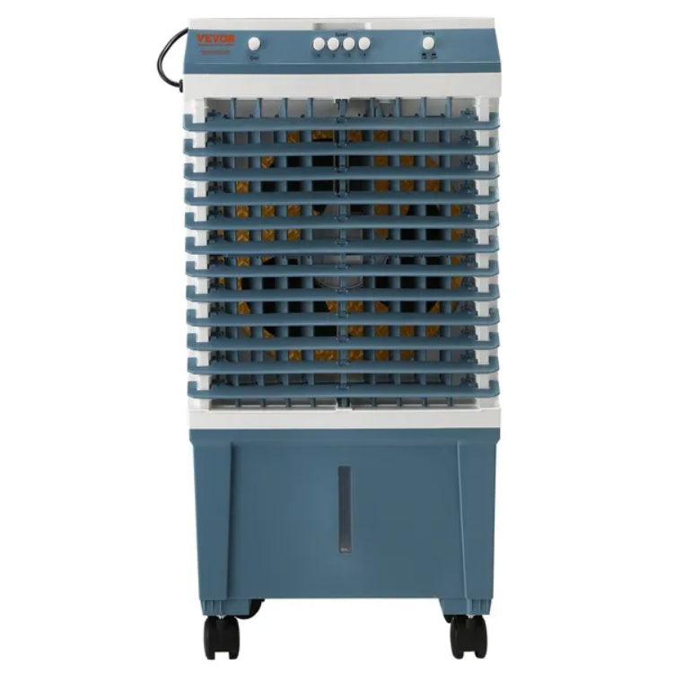 Evaporative Air Cooler – 1400 CFM Swamp Cooler, 3 Speeds, 5-Gal Tank, Oscillating
