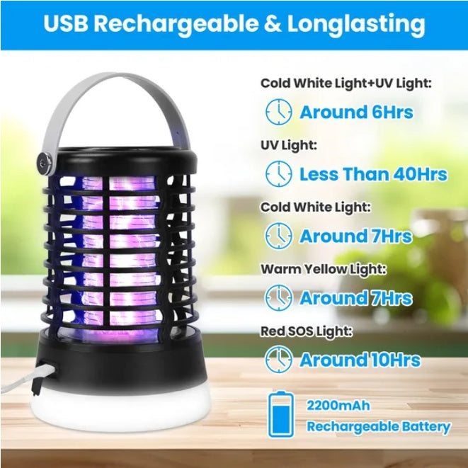 4 In 1 Bug Zapper Light Rechargeable Mosquito Zapper