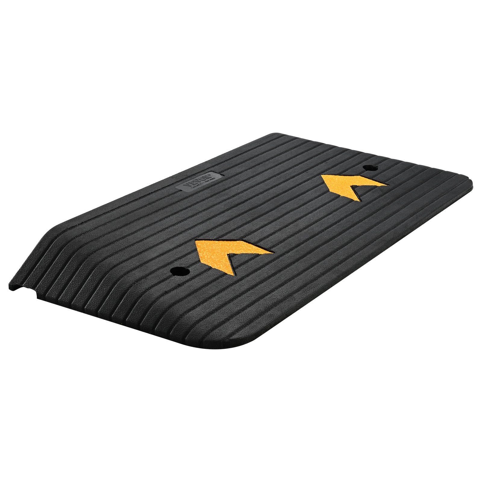 VEVOR Upgraded Rubber Threshold Ramp — 15 Ton Load, 1-Channel Non-Slip Door & Curb Ramp for Wheelchair & Scooter