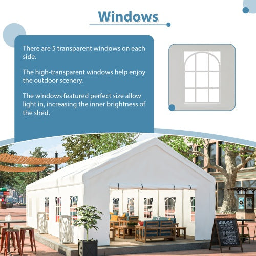16x32ft Party Tent Heavy Duty Wedding Event Shelter - View 5