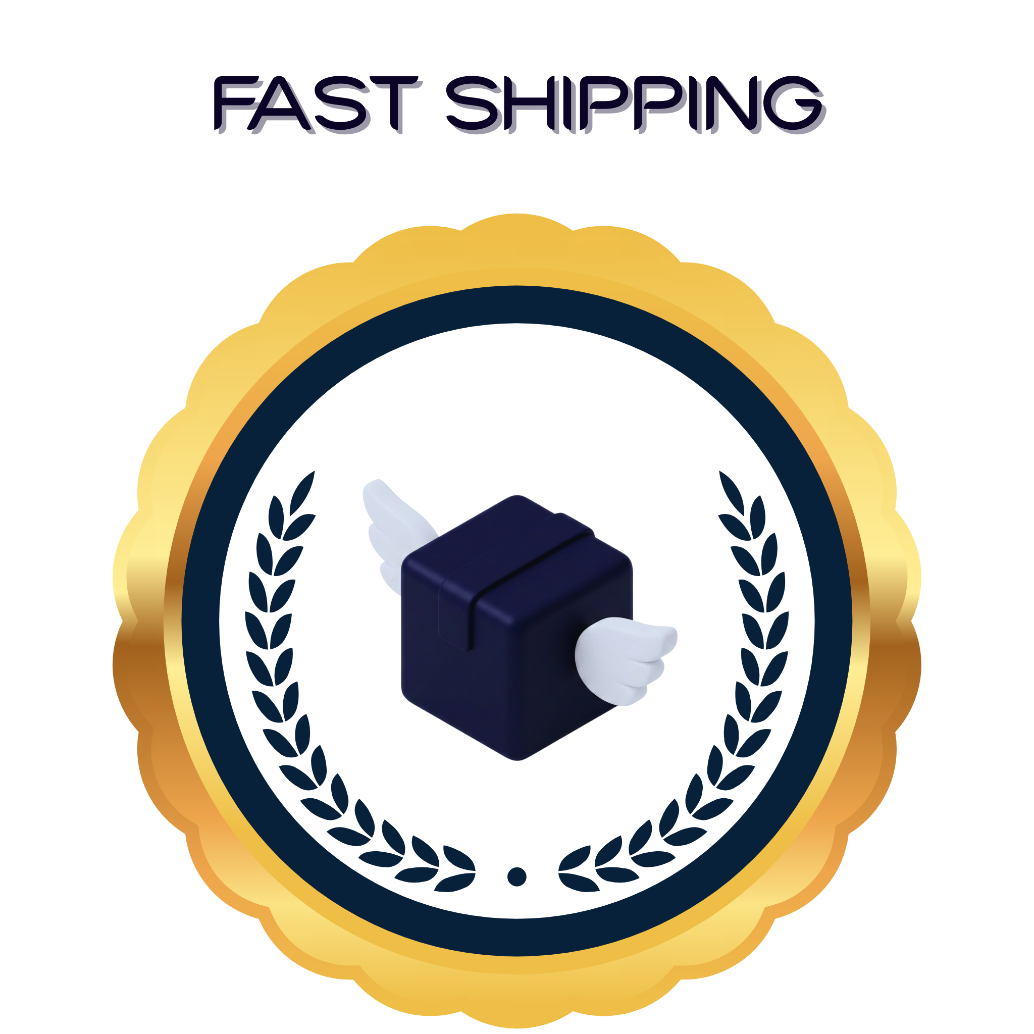 Fast safe shipping badge