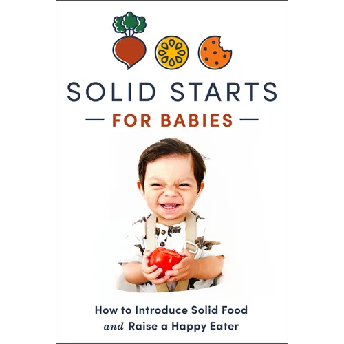 Coocosh’s “Solid Starts for Babies” hardcover parenting guide, beautifully illustrated with vibrant veggies and an engaging baby, inspires joyful and healthy eating habits from the very first solid foods, creating delightful mealtime memories for families.