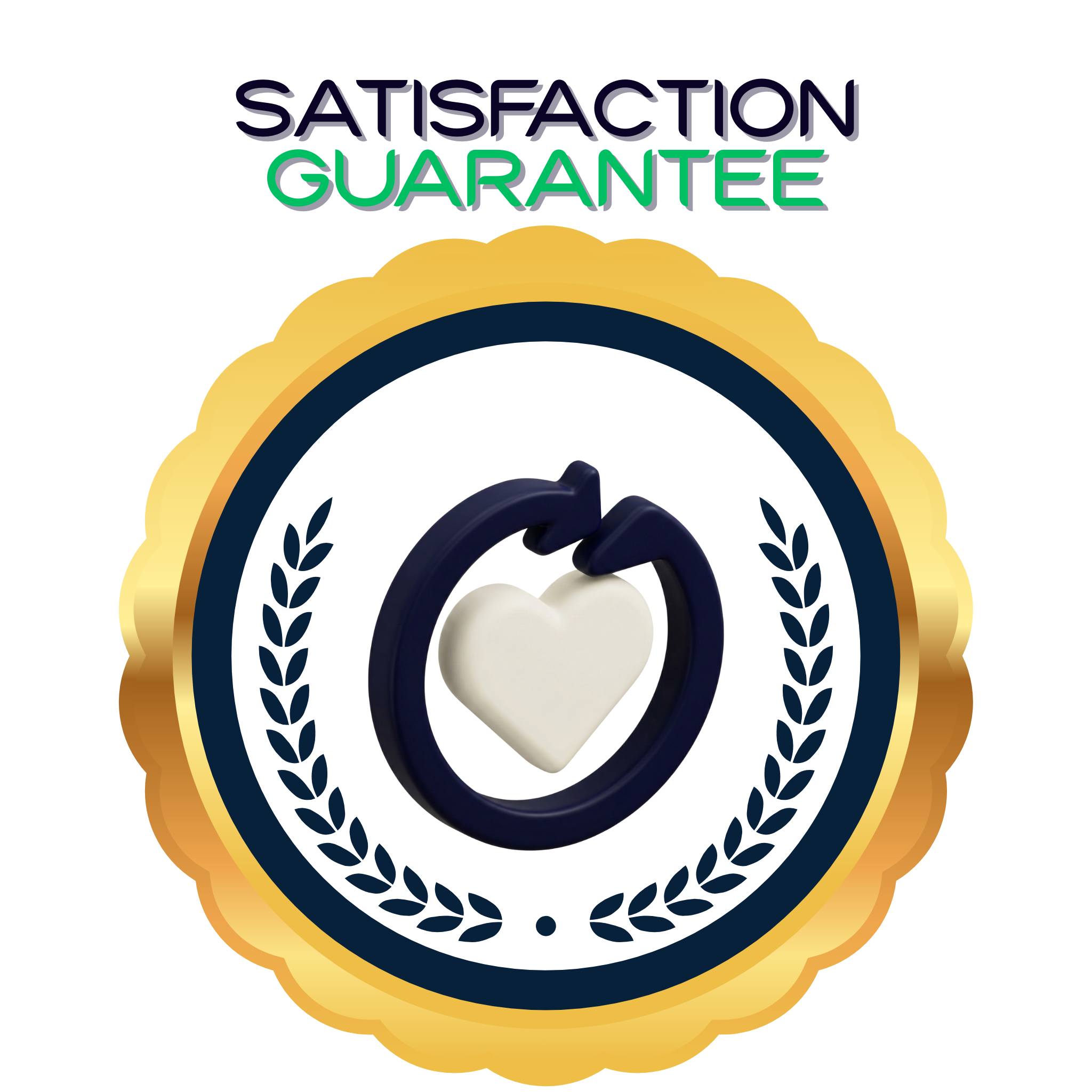 Satisfaction guarantee badge