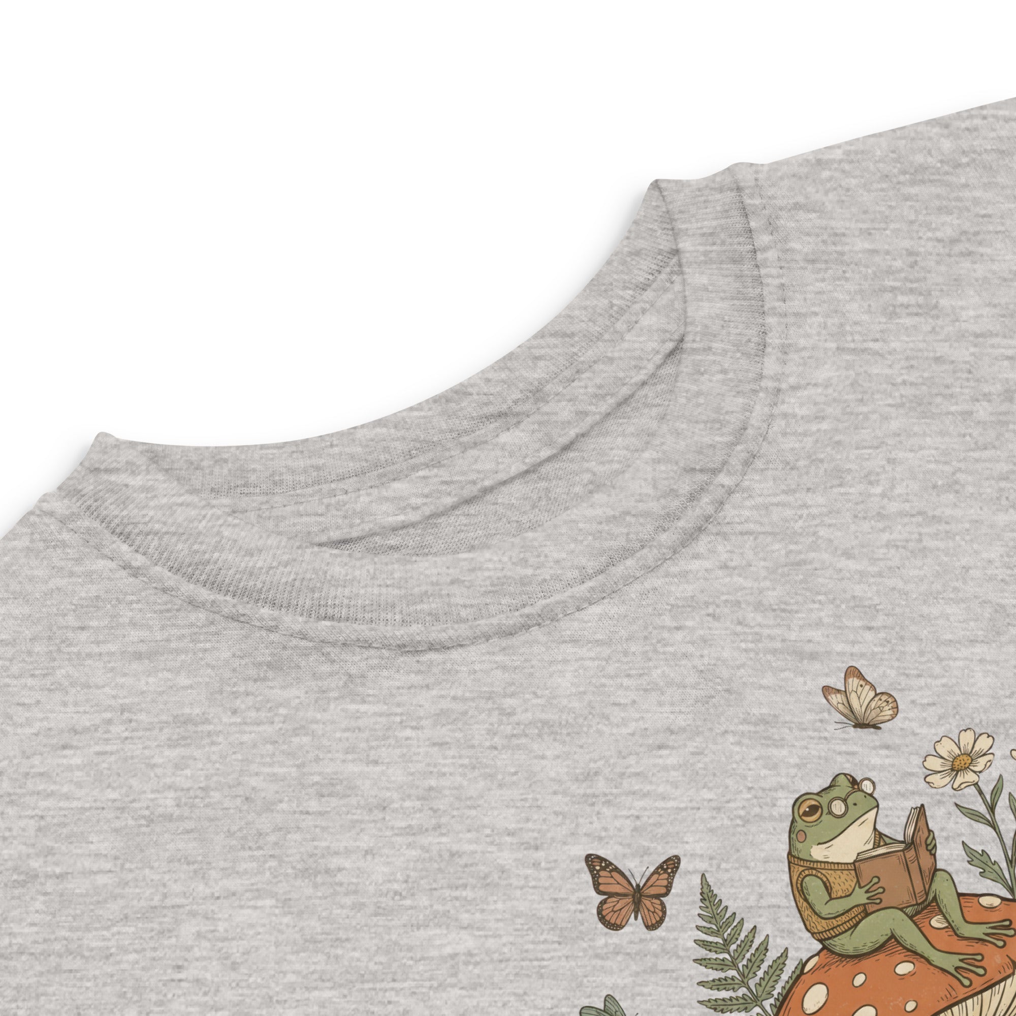 Coocosh charming bodysuit in vibrant red, displaying a fun frog and mushroom motif, crafted from soft cotton for happy adventures.