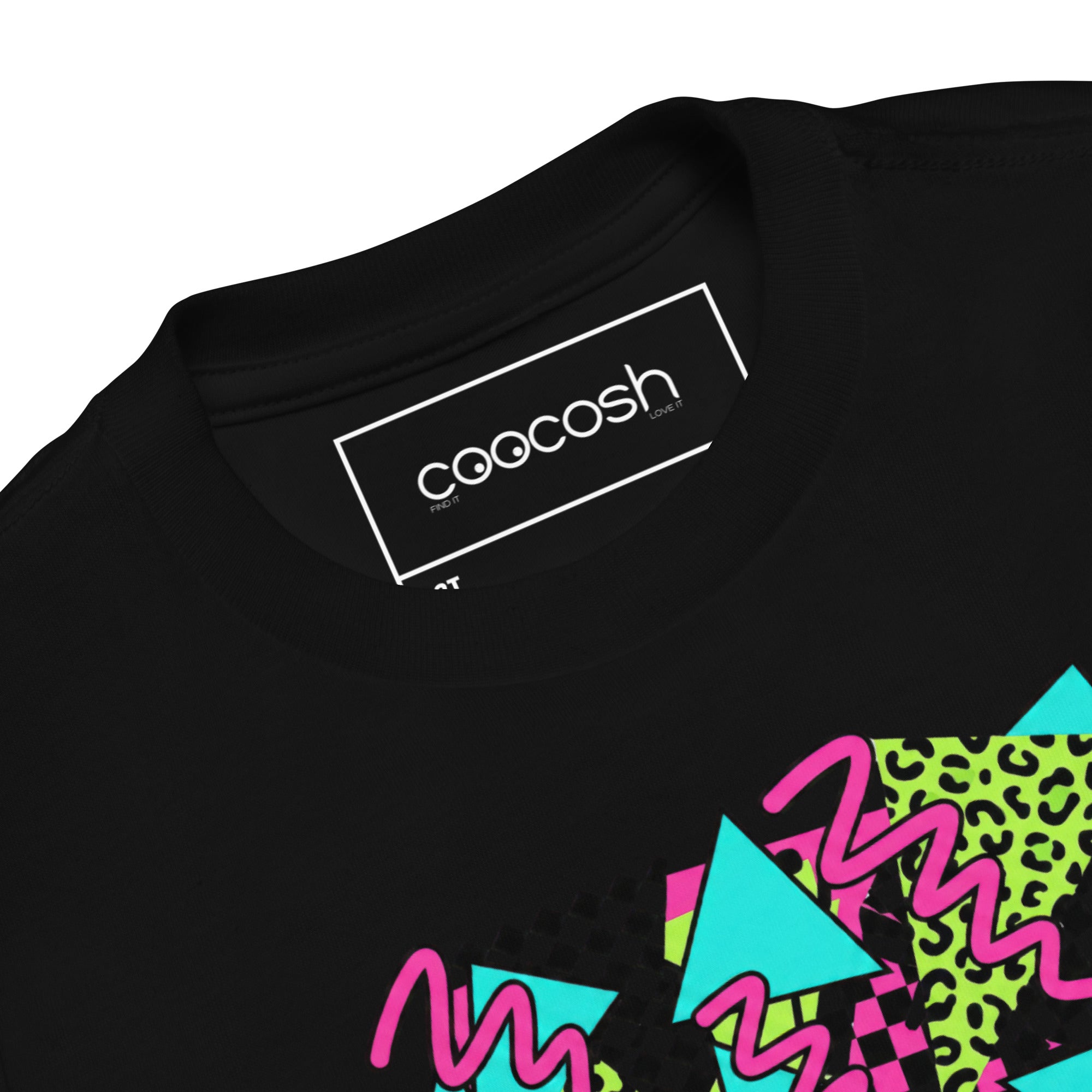Neon Abstract Retro Blast Toddler Short Sleeve Tee - View 9