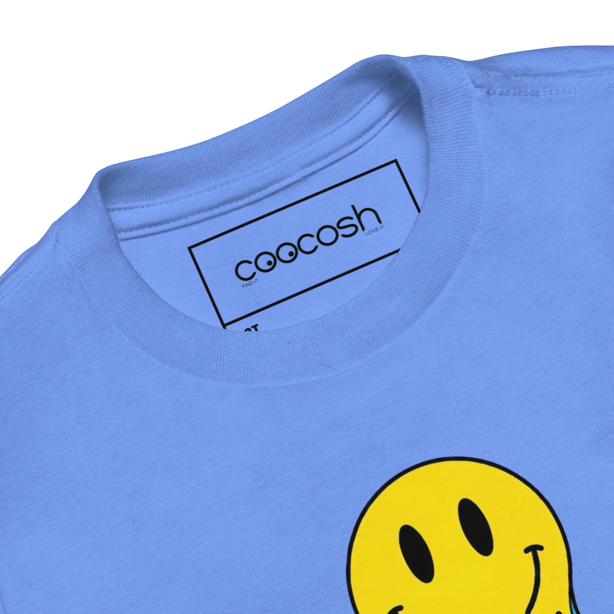 Groovy Smiley Drip Toddler Short Sleeve T Shirt - View 14