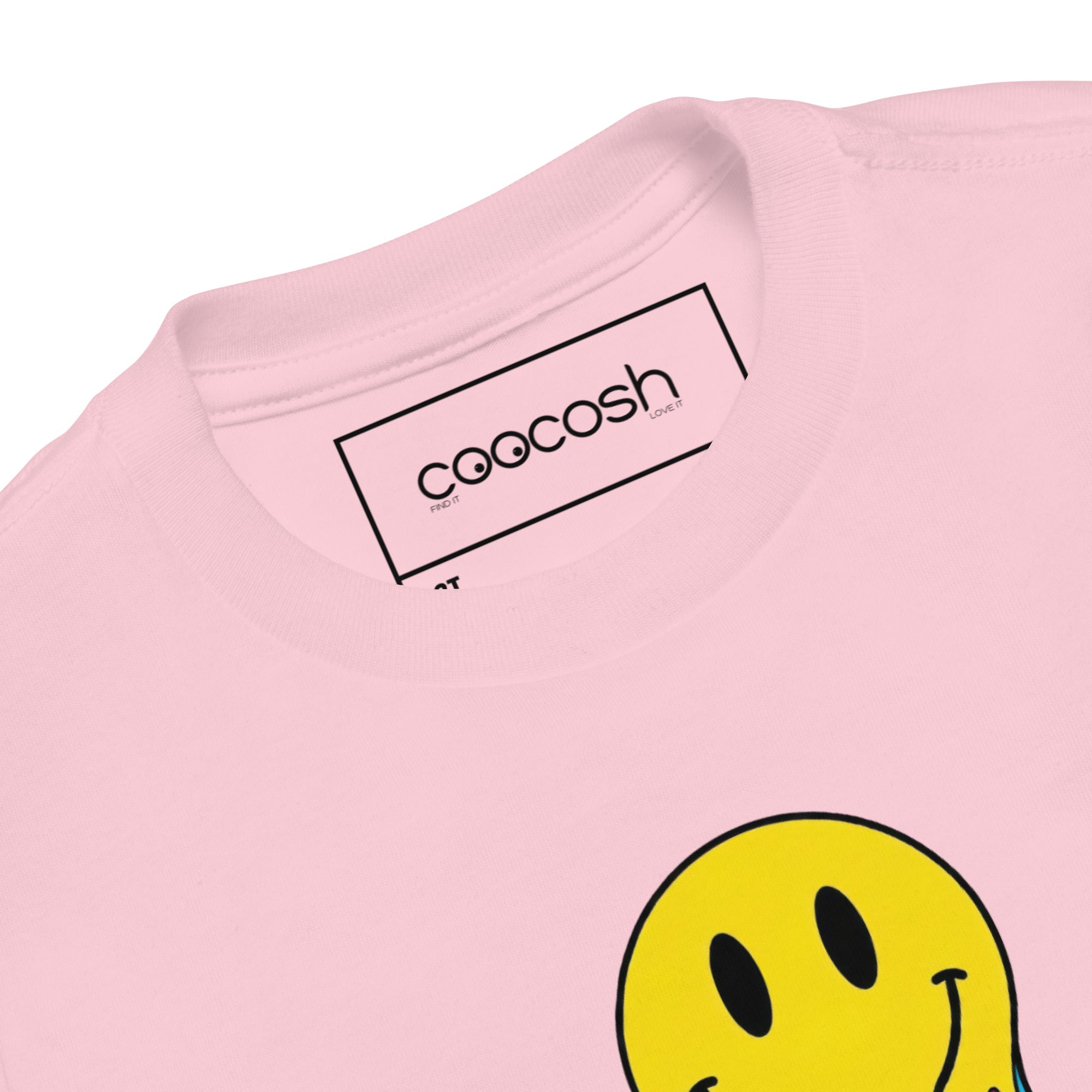 Groovy Smiley Drip Toddler Short Sleeve T Shirt - View 15