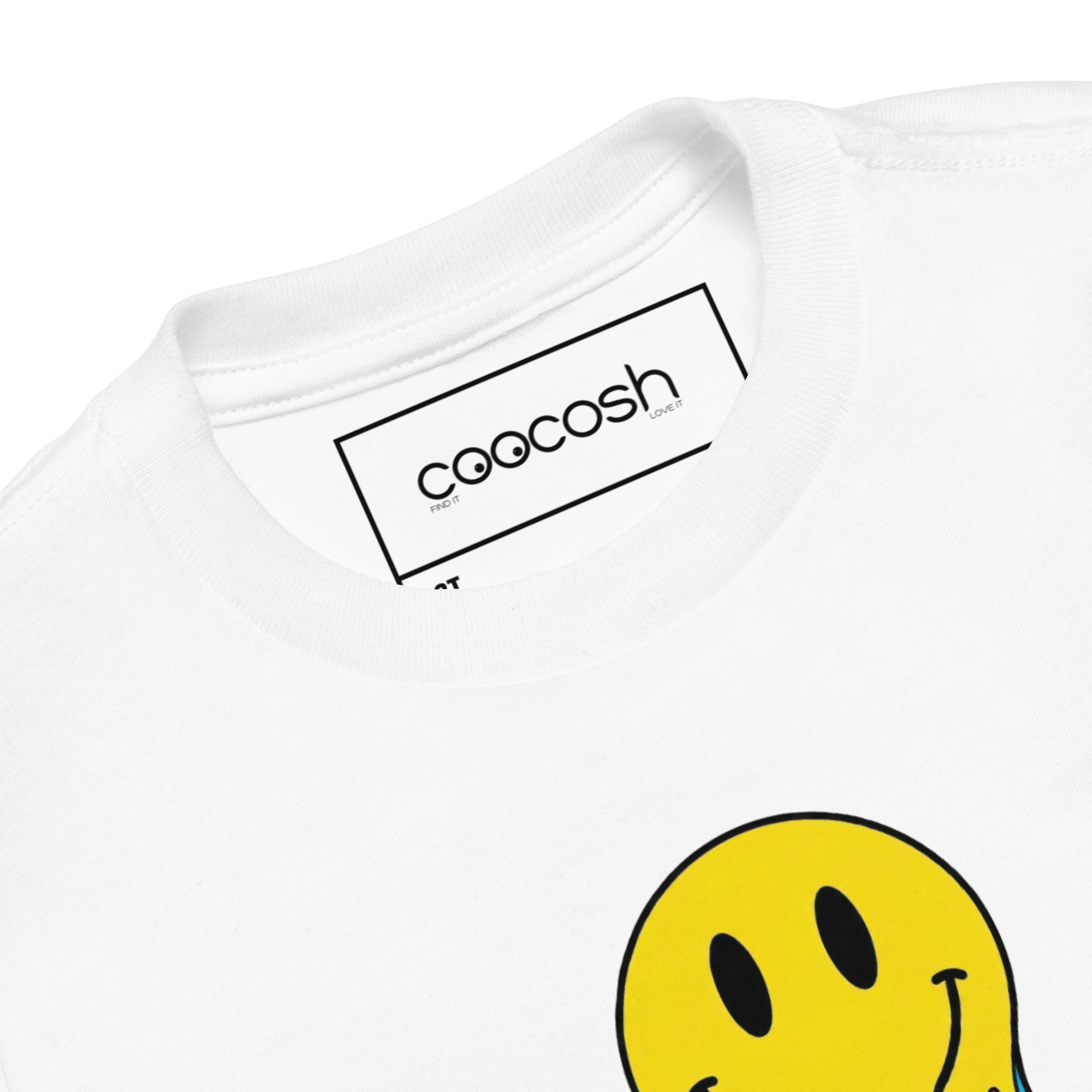 Groovy Smiley Drip Toddler Short Sleeve T Shirt - View 16