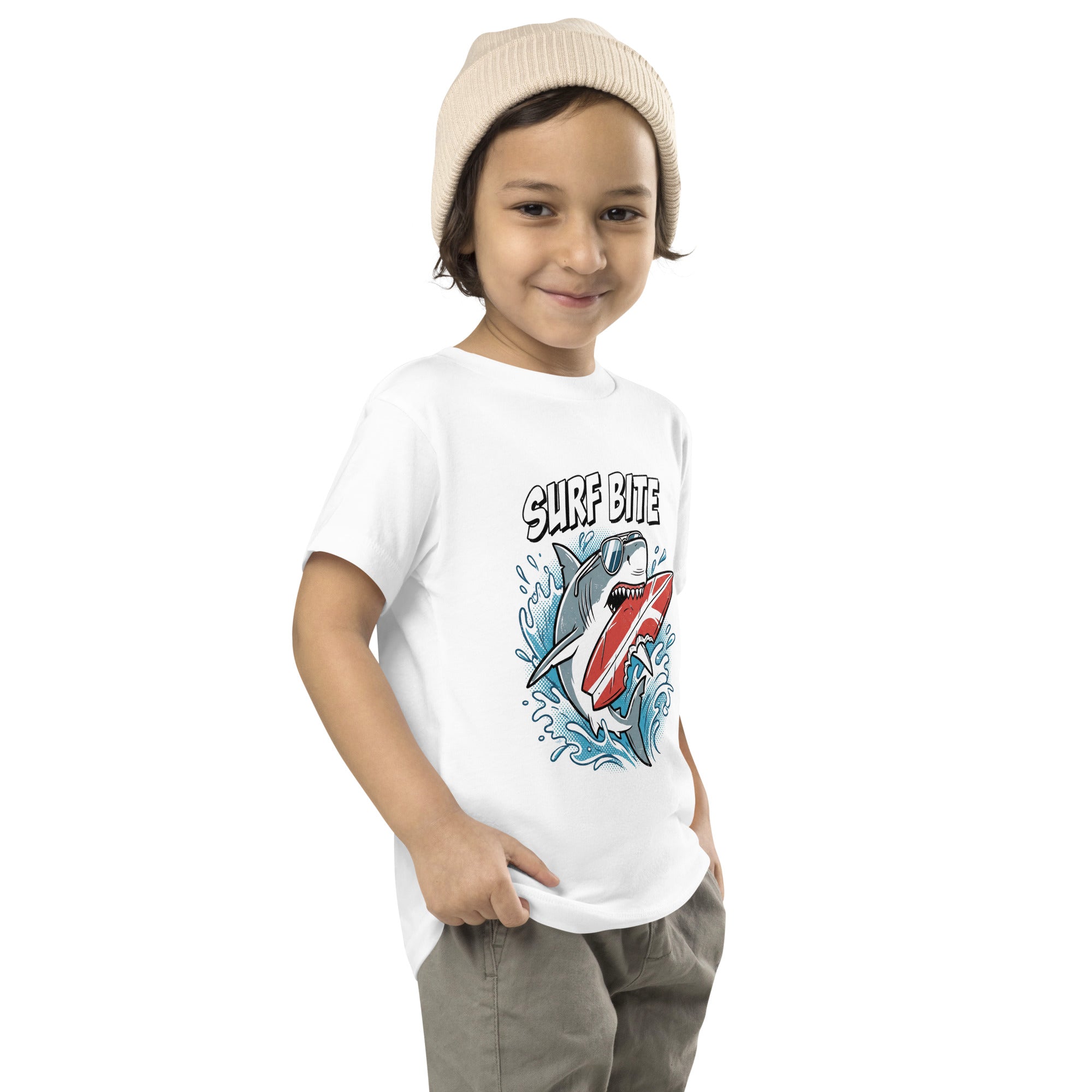 Coocosh offers a delightful toddler t-shirt with a charming shark theme, constructed from durable cotton, showcasing a stylish blue tone, ideal for little ones during playful adventures.