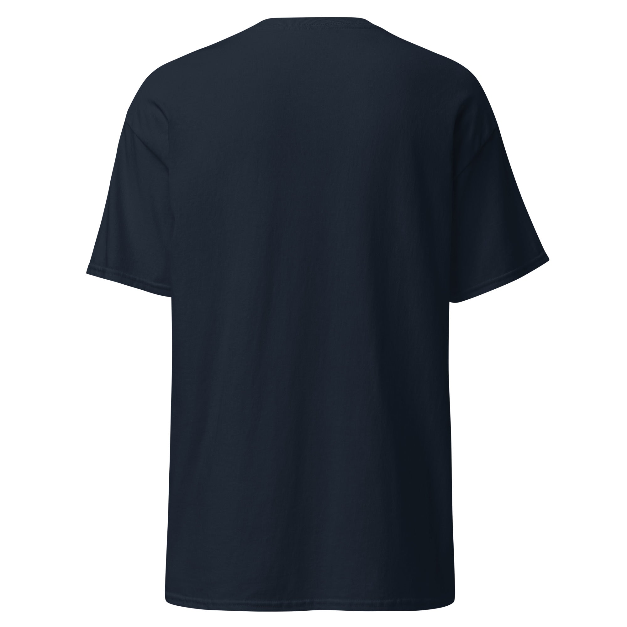 Coocosh unisex classic navy tee, featuring a stylish hourglass design that effortlessly combines comfort and durability. Made from 100% breathable cotton, this timeless piece enhances casual outfits while highlighting your unique style.